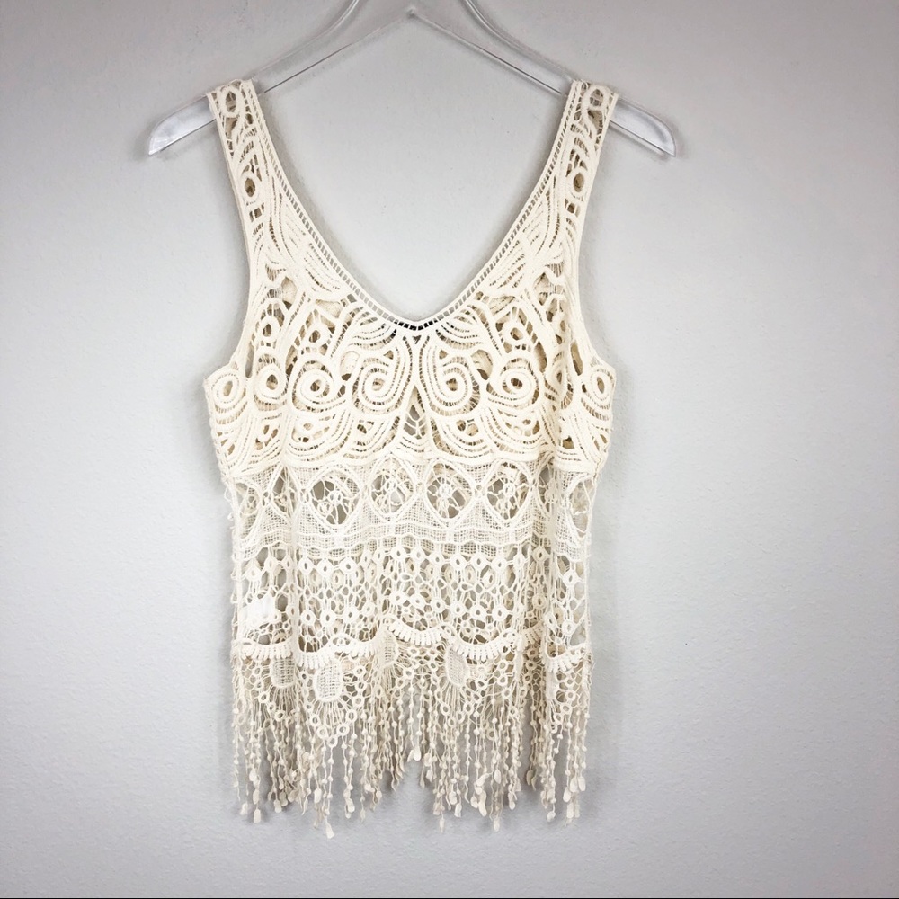 Anthropologie | Dulcie Lace Tank Top - Picture 5 of 8